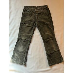 Vintage 60s/70s Green Wrangler Corduroy Flare Pants